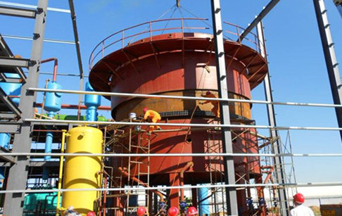 Rice bran oil solvent extraction plant