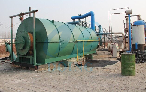 waste tire pyrolysis plant