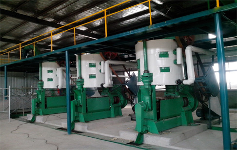 sunflower oil press production line