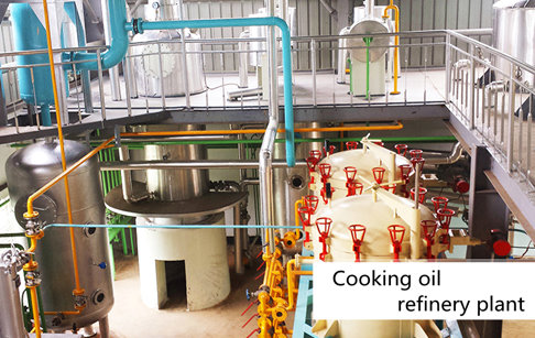 100-500tpd cooking oil refinery equipment