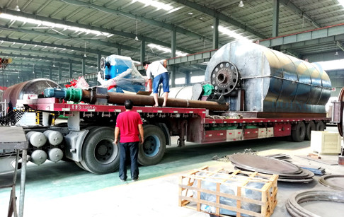 waste tyre pyrolysis plant loading