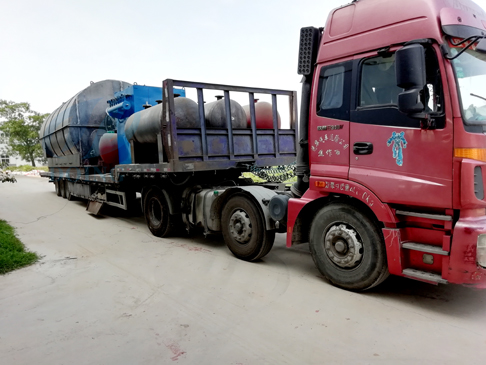 waste tire pyrolysis plant deliver to hunan 