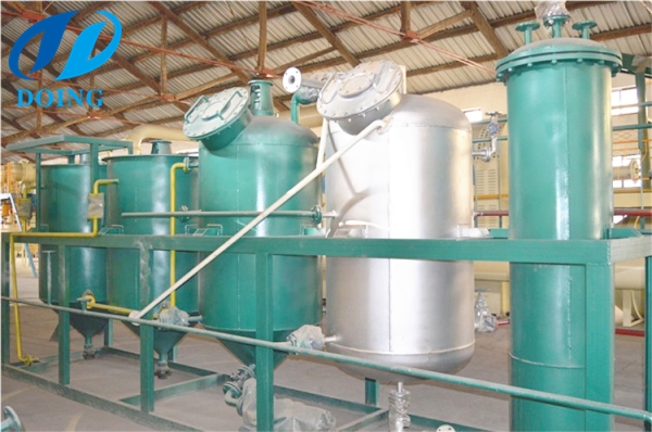 small scale cooking oil refinery machine
