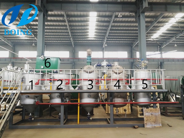 small scale cooking oil refinery machine