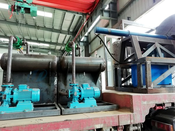 2 sets 10 t/d pyrolysis tyre recycling plants delivery to yunnan