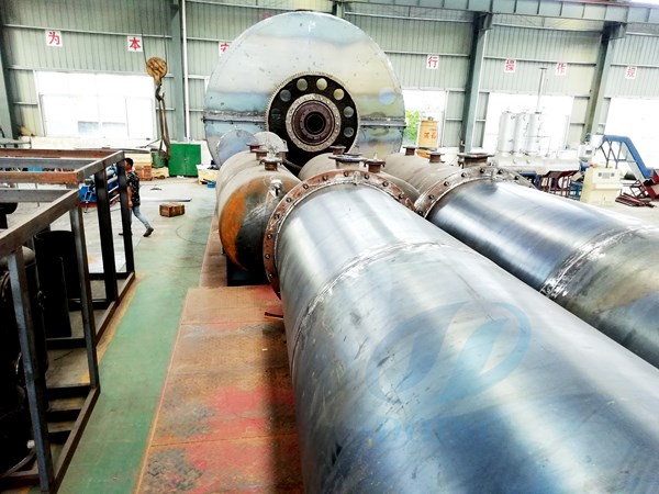 2 sets 10 t/d pyrolysis tyre recycling plants delivery to yunnan
