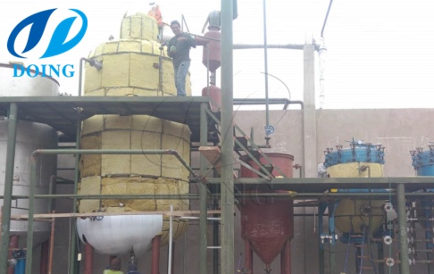 20tpd crude olive oil refinery plant project in Peru