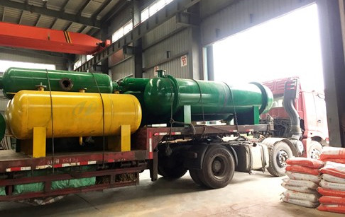 12T/D tyre recycling pyrolysis plant delivered to Nigerian customer
