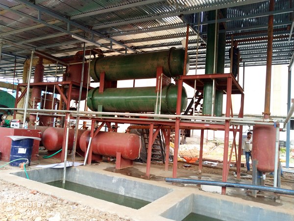 installation of plastic pyrolysis plant in india is completed