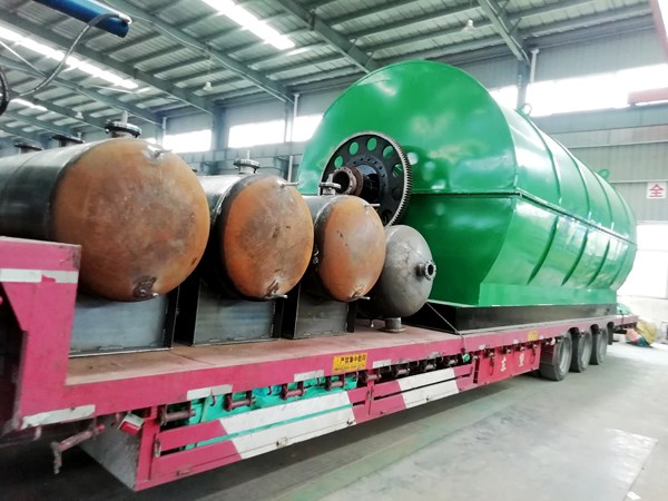 2 sets of tyre to fuel recycling plants successfully delivered to jiangsu in china