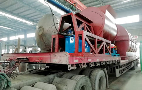 Recycling tyre to fuel machine delivered to Gansu,China