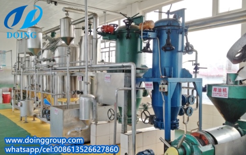 1-2tpd mini palm kernel oil refinery machine