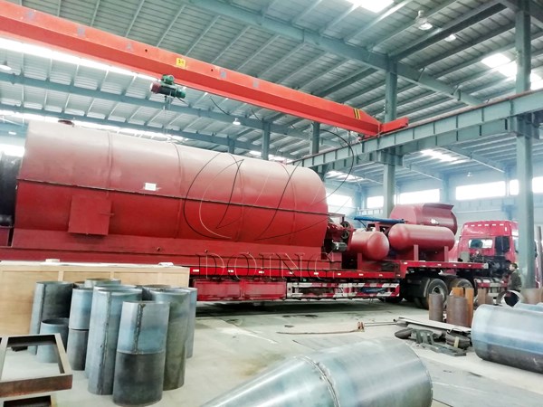 tire recycling machine