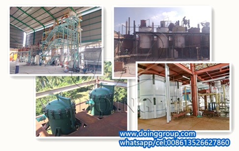 Crude red palm oil refinery machine
