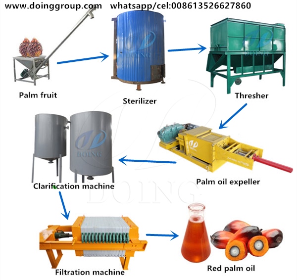 palm oil production plant