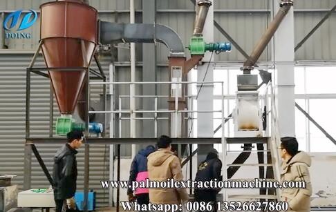 The newest palm kernel shell separator system running test video