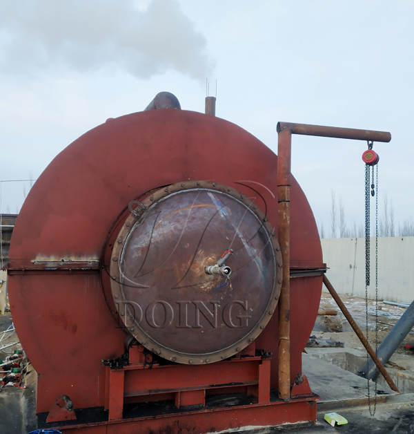 tyre to oil plant