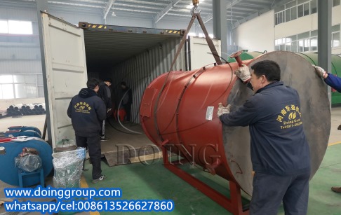 A set of 1tph palm oil processing machine is ready to sent to Malaysia