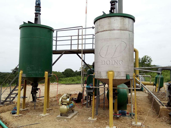 used oil distillation plant