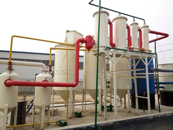pyrolysis oil distillation plant