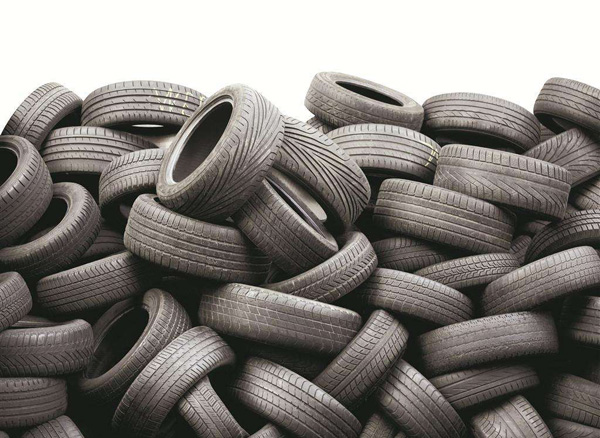 tyre to oil machine