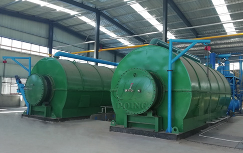 Waste Tyre to Fuel Oil Recycling Plant
