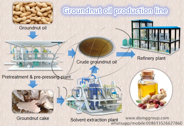 groundnut oil production machine