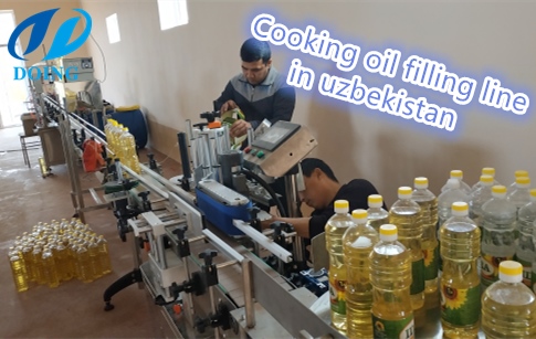 Cooking oil bottle filling line project in Uzbekistan has finished the installation and commissioning