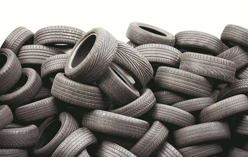 What can recycled tires be used for?