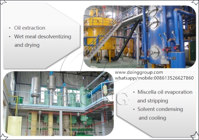 cooking oil solvent extraction plant