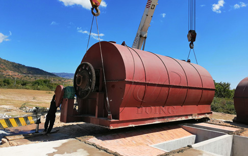 Recycling Waste Tyre to Oil Plant