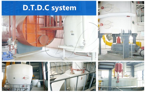 D.T.D.C system in cooking oil solvent extraction plant