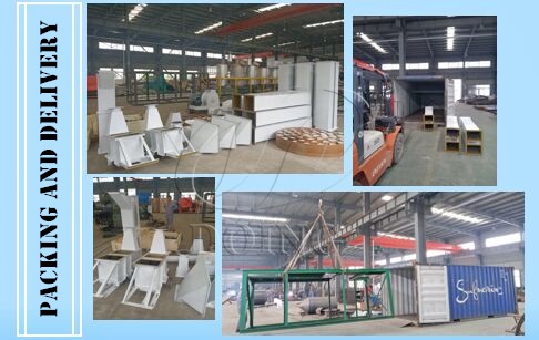 Palm kernel cracking and separating machine is going to be sent to Uganda