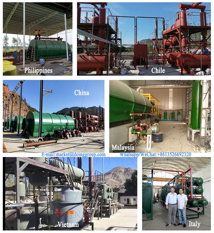 recycling plastic to oil plant