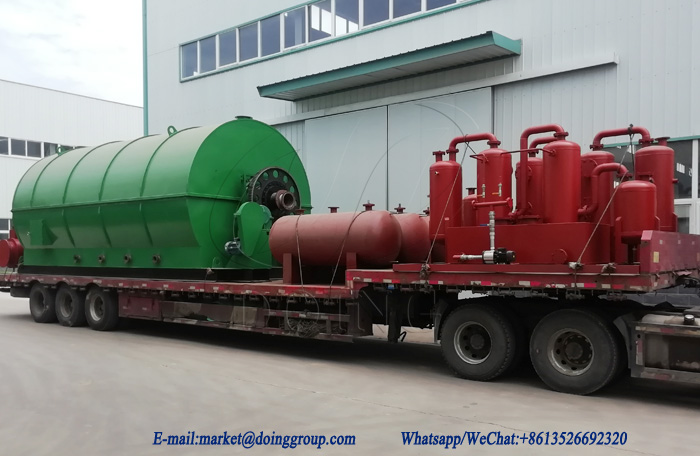 waste tire pyrolysis plant