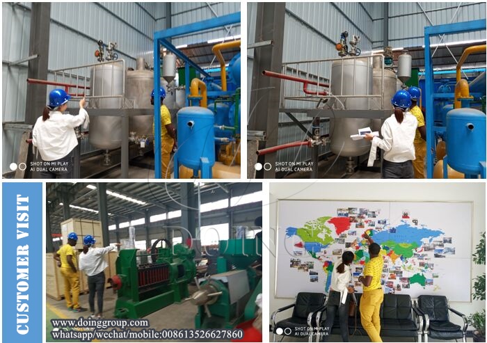 cooking oil refining machine