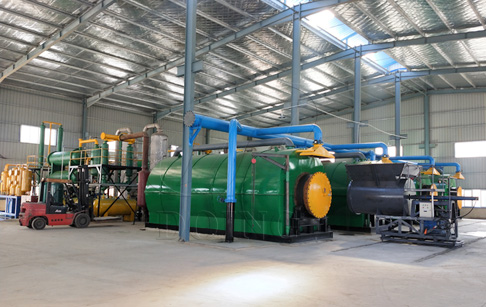 What are the environmental impacts of tire pyrolysis plant?