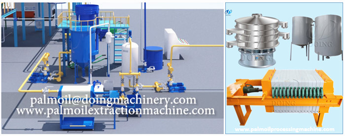 palm oil purification machine