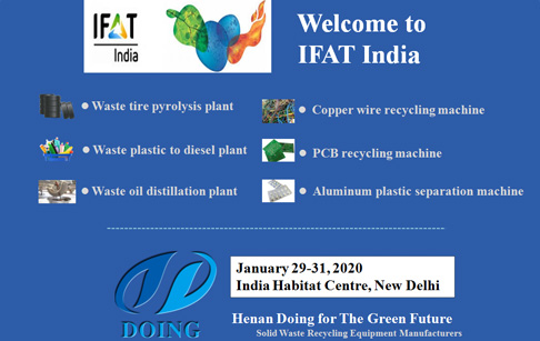 DOING machinery will attend IFAT India in January 2020