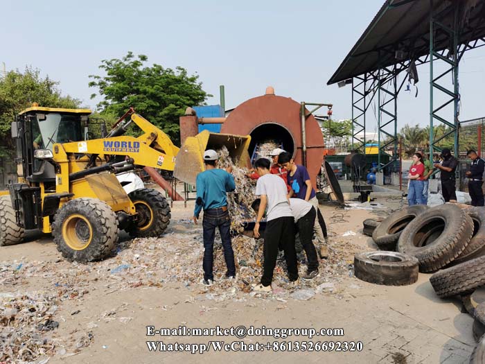 waste plastic pyrolysis plant