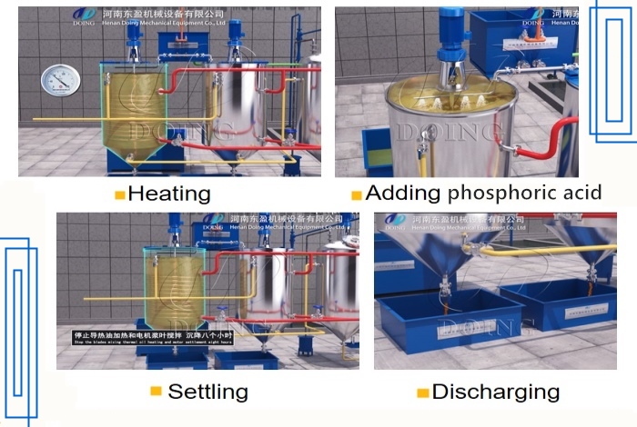 degumming process