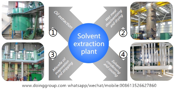 rice bran oil solvent extraction plant