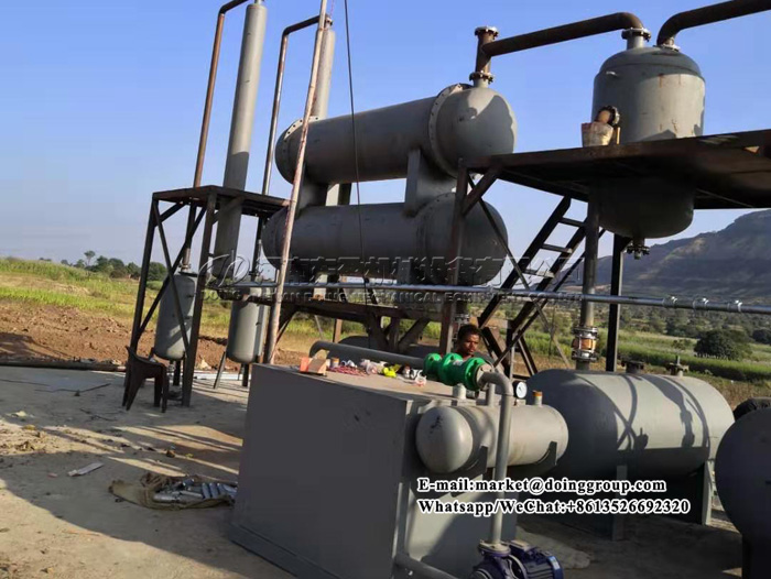 tyre pyrolysis machine