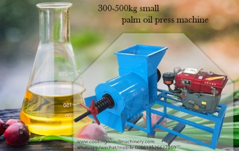 Single screw mini palm oil press machine running testing before delivery