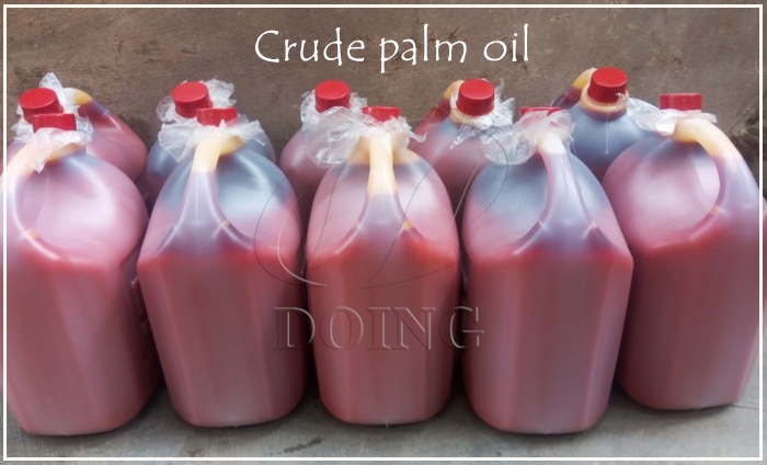 crude palm oil