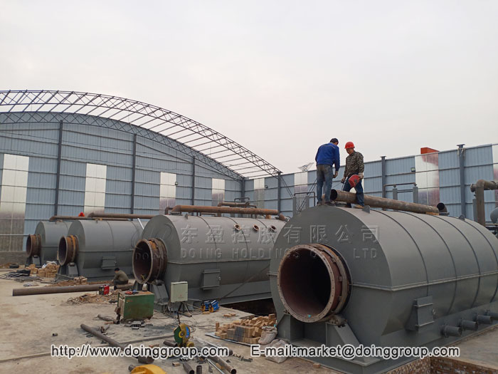 waste tire pyrolysis machine