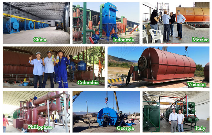 waste tyre pyrolysis plant