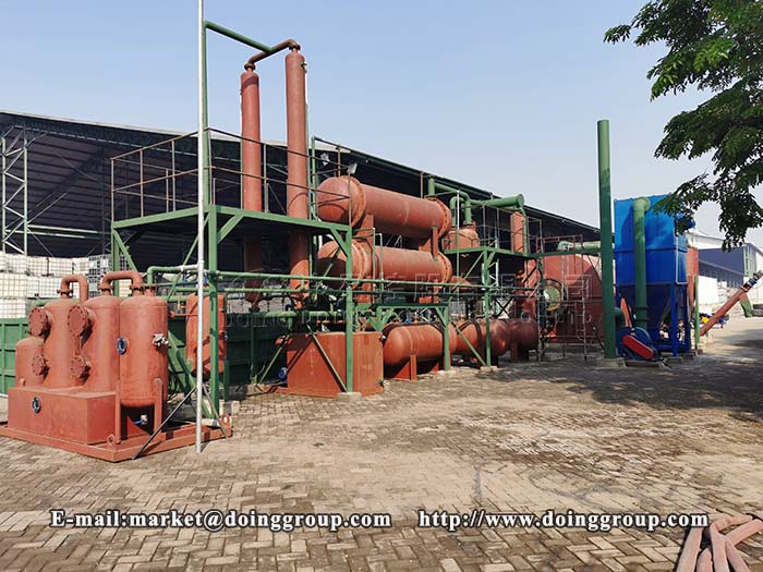 tyre pyrolysis plant