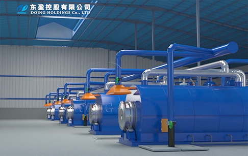 Demonstration video of newly designed intermittent waste tyre recycling to oil p...