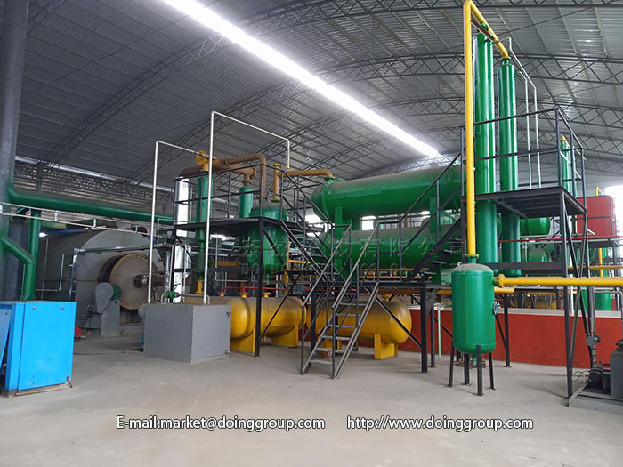 plastic pyrolysis plant